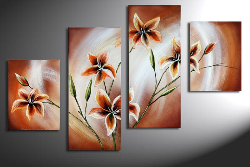 Canvas+paintings+flowers