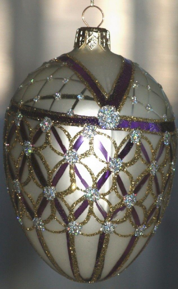 Jajka Bombki malowane wg wzorów jajek Faberge