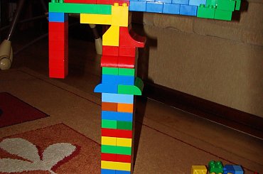 Majka w listopadzie 2007 #dźwig #lego