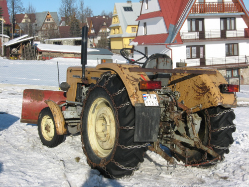Boże Narodzenie 2007 w Zębie k. Zakopanego #traktor #ząb