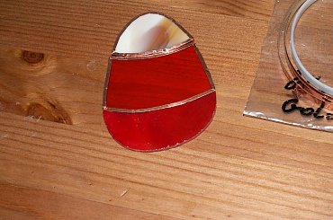 Od nowego roku wróciłem na Witraż, to moja pierwsza praca. To jest w czwartek, a w poniedziałek już zlutowane i skończone :) ...tylko nie mam zdjęcia... #Witraż #jajko #JajkoWielkanocne #WarsztatyTerapiiZajęciowej #WTZ