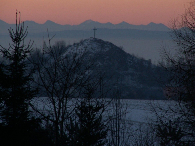 Tak było widać Tatry o 7 rano 09.01.2007 koło mojego domu #Tatry #krajobraz #daleko