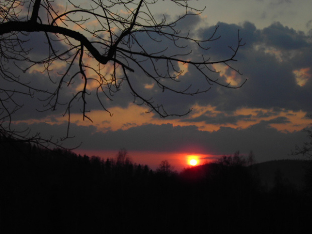 na granicy polsko - czeskiej #ZachódSłońca