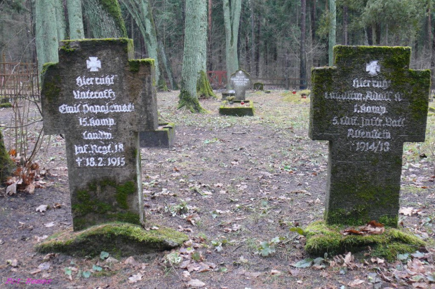Mogiły wojenne na cmentarzu w Nidzie #CmentarzWNidzie #MogiłyWojenne #OcalicOdZapomnienia #MazurskieCmentarze