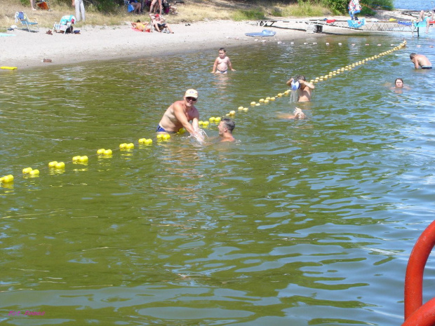 Plaża nad jeziorem Roś #BabieLato #JezioroRoś #Mazury2005