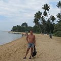 Zwężenie plaży. #SriLanka #tropik #równik #azja #wakacje #palma #plaża #ocean #OceanIndyjski #beruwela #riverina