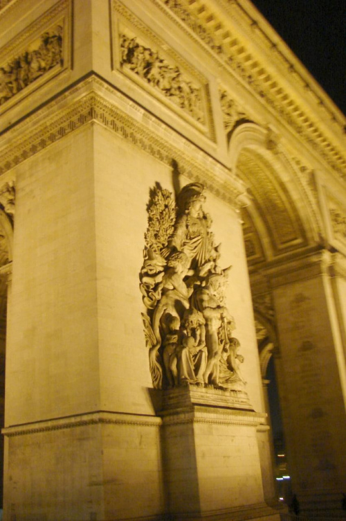 Paryż, noc, ulice, światło #Paryż #noc #ulice #Sekwana