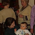 Wigilia 2007, Mikołaj z Babcią, obok ciocia Dzidzia