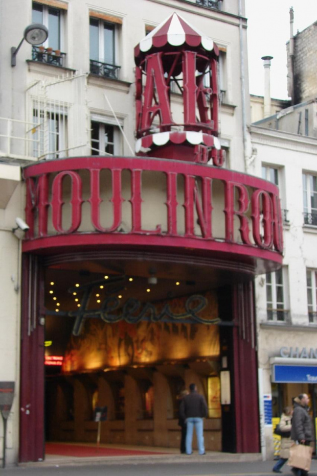 Bazylika Sacre - Coeur , Moulin Rouge , cmentarz Montmartre, Paryż #MoulinRouge #CmentarzMontmartre