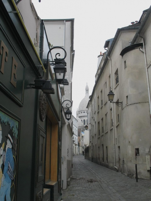 Bazylika Sacre - Coeur , Moulin Rouge , cmentarz Montmartre #MoulinRouge #CmentarzMontmartre #Patyż #malarze #obraz #metro