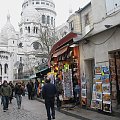 Bazylika Sacre - Coeur , Moulin Rouge , cmentarz Montmartre #MoulinRouge #CmentarzMontmartre #Patyż #malarze #obraz #metro