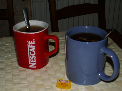 Kubek Izy i mój :) #kubek #kubki #herbata #picie