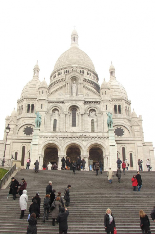 Bazylika Sacre - Coeur , Moulin Rouge , cmentarz Montmartre #MoulinRouge #CmentarzMontmartre