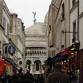 Bazylika Sacre - Coeur , Moulin Rouge , cmentarz Montmartre #MoulinRouge #CmentarzMontmartre #Patyż #malarze #obraz #metro