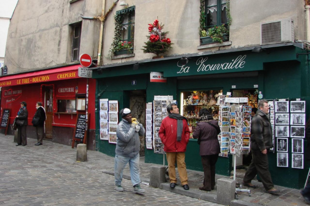 Bazylika Sacre - Coeur , Moulin Rouge , cmentarz Montmartre, Paryż #MoulinRouge #CmentarzMontmartre