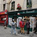 Bazylika Sacre - Coeur , Moulin Rouge , cmentarz Montmartre, Paryż #MoulinRouge #CmentarzMontmartre