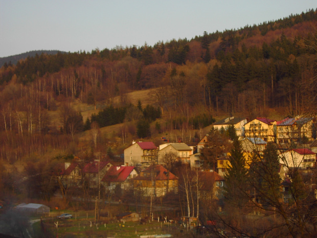 Panorama Lądka z balkonu Jubilata - idzie wiosna !
keiecień 2006 #ZIEMIAKŁODZKA