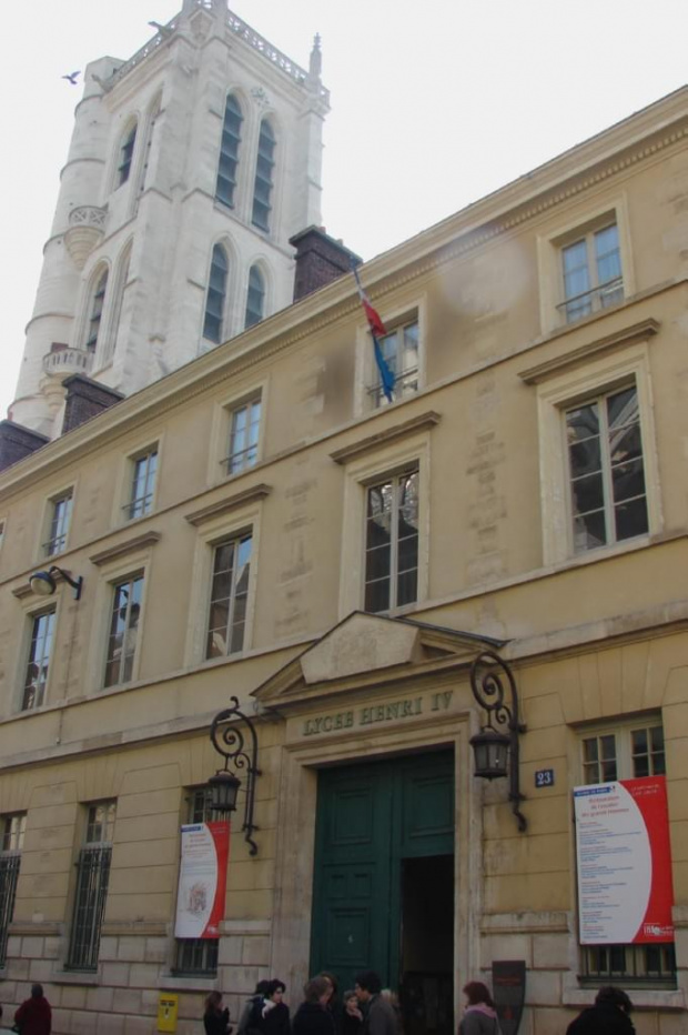 Paryż Liceum im. Henryka IV #Paryż #uniwersytet #Sorbona #Sekwana #zwiedzanie #podróż #kosciół #dom #ulica #Panteon
