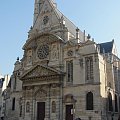 Paryż przepiękny kościół kolo Panteonu #Paryż #uniwersytet #Sorbona #Sekwana #zwiedzanie #podróż #kosciół #dom #ulica #Panteon