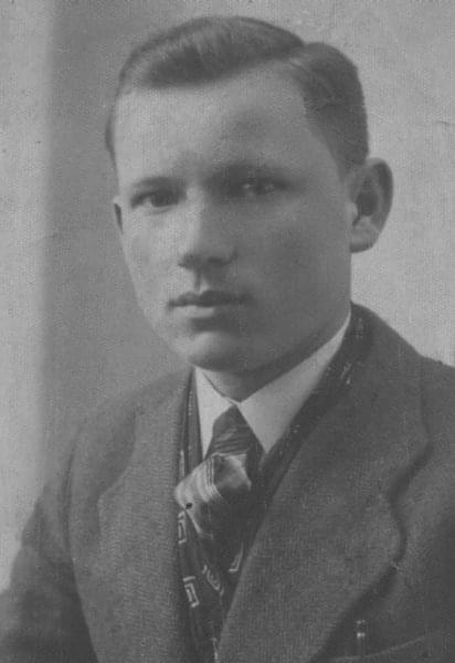 Zdjęcie mojego młodego taty - Leopolda Ratusznika w 1942 r. #rodzinne