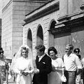 Po ślubie w Warszawie w kościele Św. Anny w Warszawie (w lipcu 1971 r.). #rodzinne
