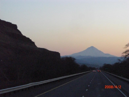 Zachod slonca w Oregon