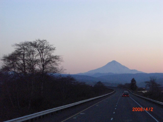 Zachod slonca w Oregon