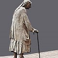 Wspomnij! #rzeźba #posąg #kobieta #staruszka #Wrocław