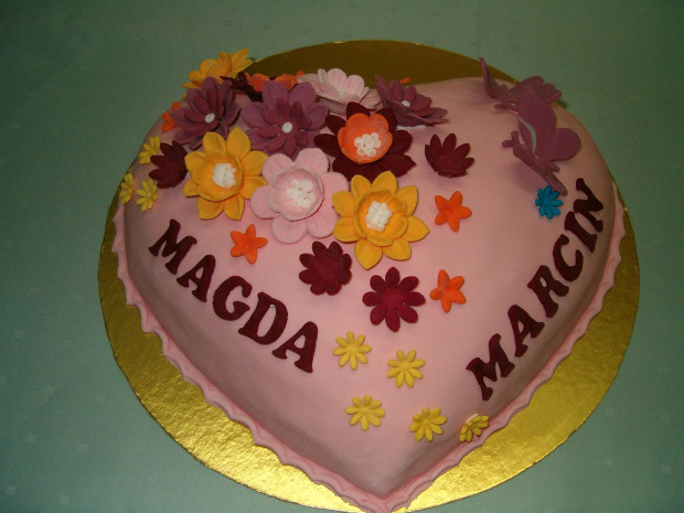 Urodziny Marcina i Magdy #Magda #Marcin #Tort