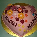 Urodziny Marcina i Magdy #Magda #Marcin #Tort