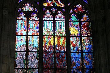 #Witraż #Praga #zabytki #budowle #miasto