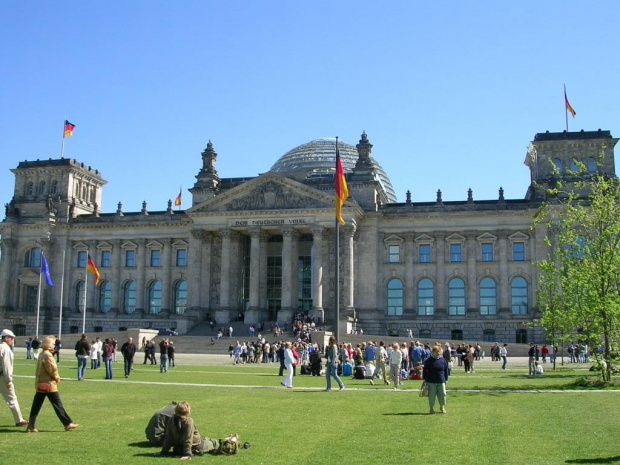 Berlin- stary gmach Reihstagu