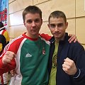 Trener Rafał Karcz i Dezso Debreczeni (HUN) - 5-krotny Mistrz Świata i 8-krotny Mistrz Europy w kickboxingu