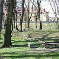 Park w Staszowie wiosną 2008 r. #Zwiedzanie