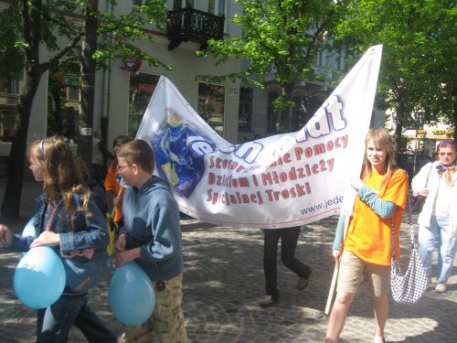 Marsz Godności Osób Niepełnosprawnych , Białystok, 06.05.2008