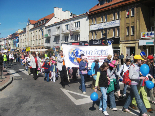 Marsz Godności Osób Niepełnosprawnych , Białystok, 06.05.2008