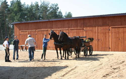 prawie gotowi do wyjazdu na dożynki