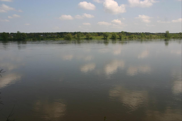 Widok na Wisłę - koło Ciechocinka
maj 2008r.