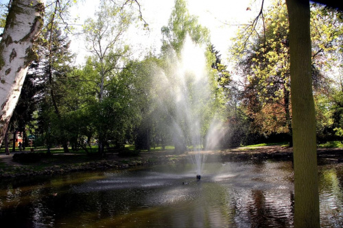 Kompleks parkowy w Ciechocinku maj 2008r.