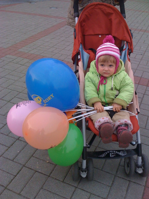 Maja z balonami po targach #maja #balony