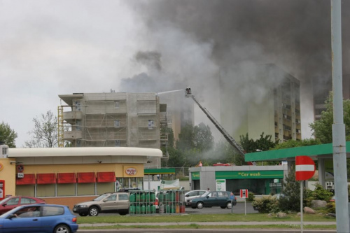 2008-05-17 Pożar budynku przy ul. Piecewskiej #PiecewskaPożarMorena