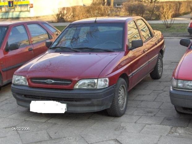 ford orion sedan 1,6L. 90KM, `93r benz+gaz, klima , el szyby, wspom,