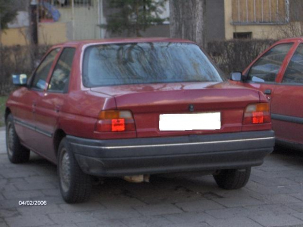 ford orion sedan 1,6L. 90KM, `93r benz+gaz, klima , el szyby, wspom,