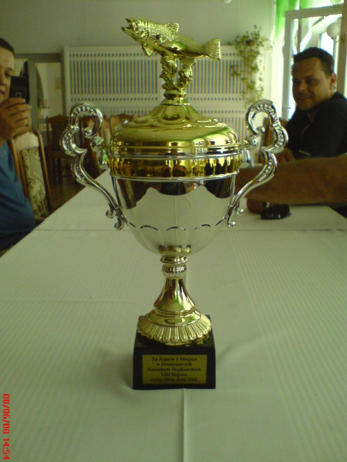 Trofeum za zajęcie 1 miejsca w kategorii drużynowej.