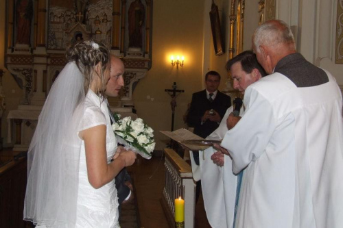 Ślub Jolanty Nalepy i Mirosława Pargieły w kościele Św. Marcina w Połańcu. Ceremonia. #ŚlubIWesele