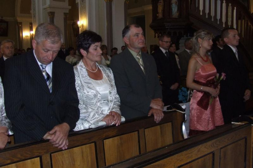 Ślub Jolanty Nalepy i Mirosława Pargieły w kościele Św. Marcina w Połańcu. #ŚlubIWesele