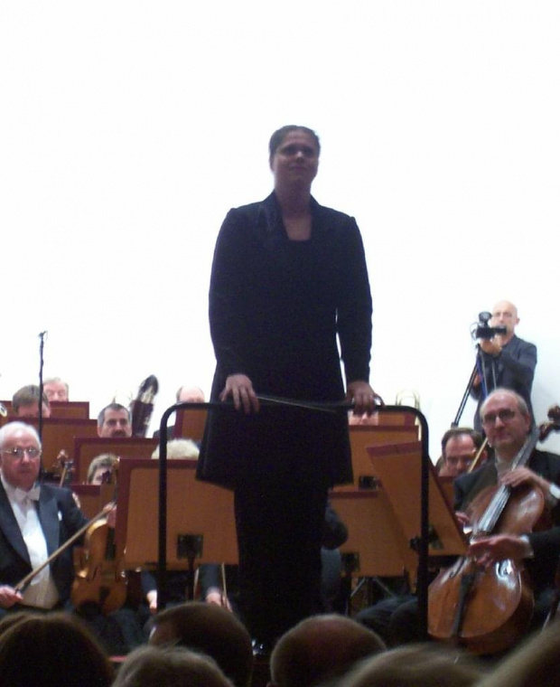 Maja Metelska na koncercie w Filharmonii Śląskiej