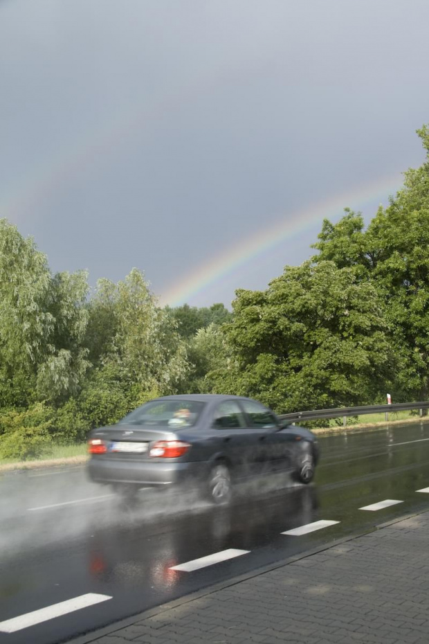 Tak sobie jadę autem , a tu ....