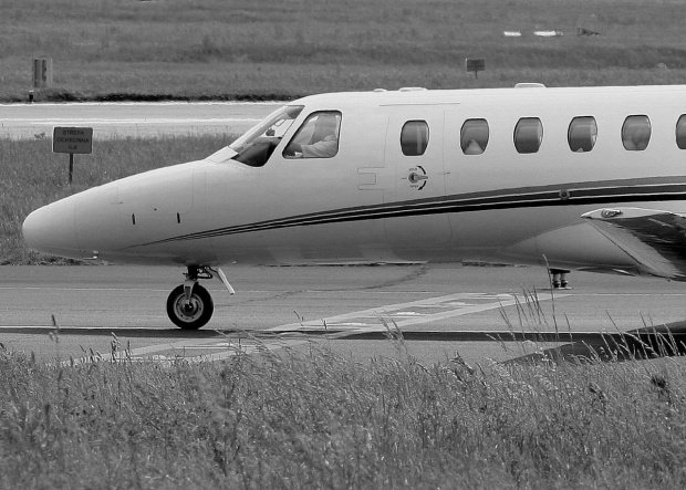 SP-KCK Cessna 525 CitationJet CJ2 #samoloty #lotnisko