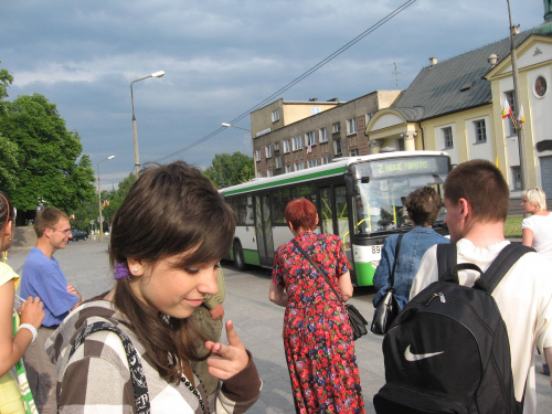 Ostatni kurs "21" trasą przez ynek Kościuszki, 20.06.2008